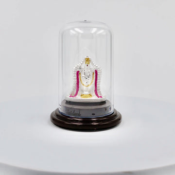 Pure Silver BALAJI Statue for Pooja, Gifting, and Car Dashboard: Divine Blessing and Protection
