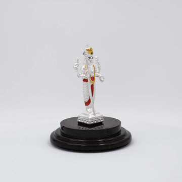 999 Pure Silver Standing Murugan Statue: Divine Blessing for Pooja, Gifting, and Vehicle Protection