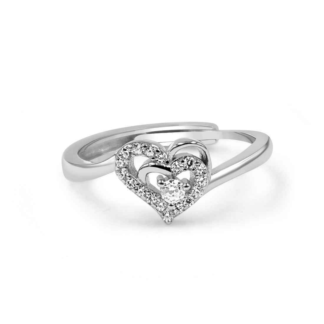 92.50 Silver Lovable Ring Adjustable