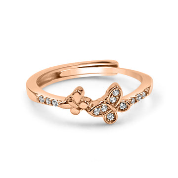 92.50 Twin Butterfly Ring Adjustable