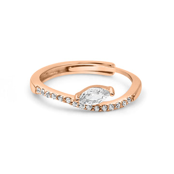 92.50 Silver Dimond Ring Adjustable