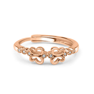 92.50 Silver Butterfly Ring Adjustable
