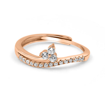 92.50 Silver Dimond Ring Adjustable