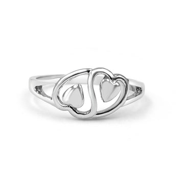 92.50 Double Heart Ring For Women