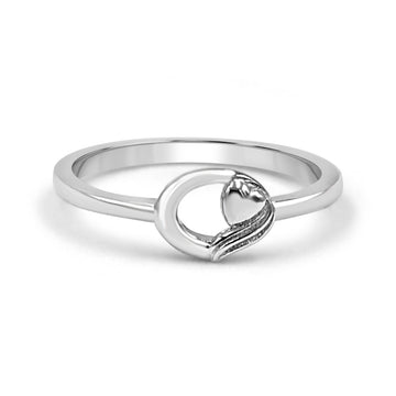 92.50 Floral Heart Ring For Women