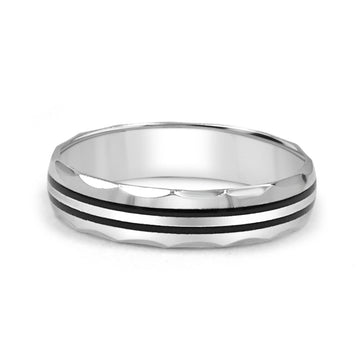 92.50  Black Band Ring for Men