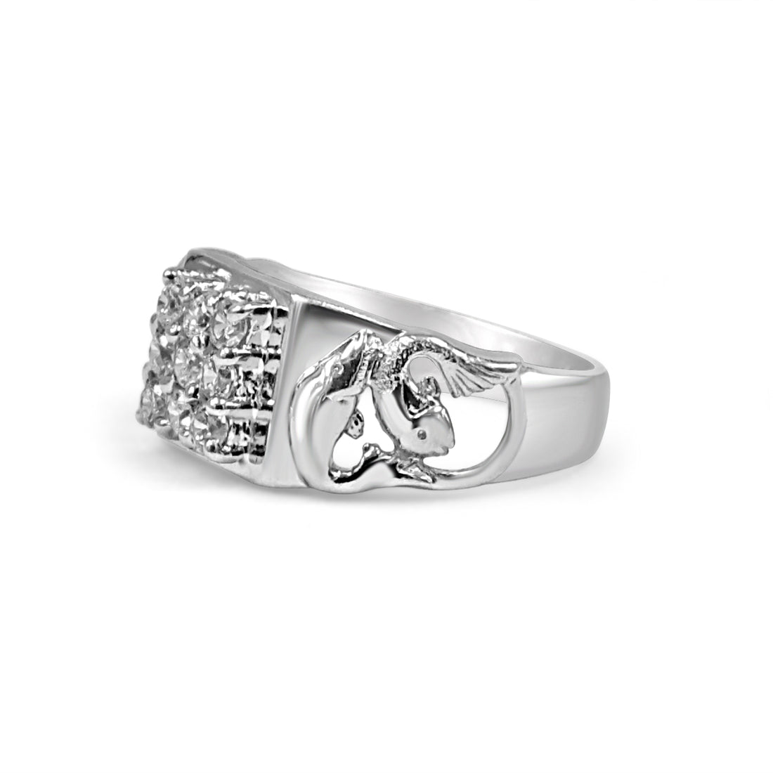 92.50  Dimond Ring for Men with fish