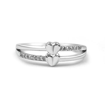 92.50 Double Heart Ring For Women