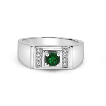 92.50 Green Dimond Ring for Men