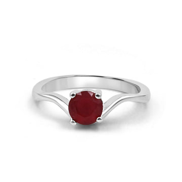 92.50 Red Diamond  Ring For Women