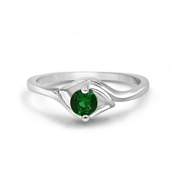 92.50 Green Stone  Ring For Women