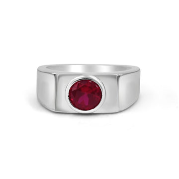 92.50  Red Dimond Ring for Men
