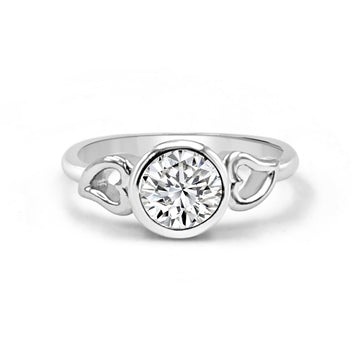 92.50 Floral Dimond Ring For Women