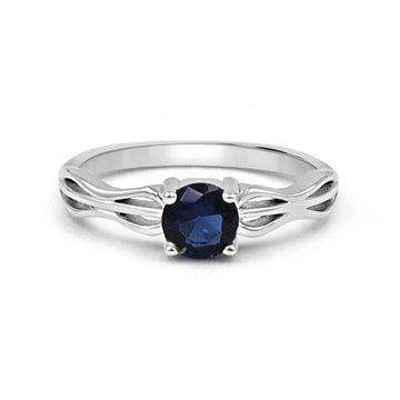 92.50 Blue Dimond Ring For Women
