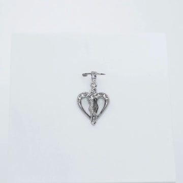 92.50 Silver Heart with Couples Pendent