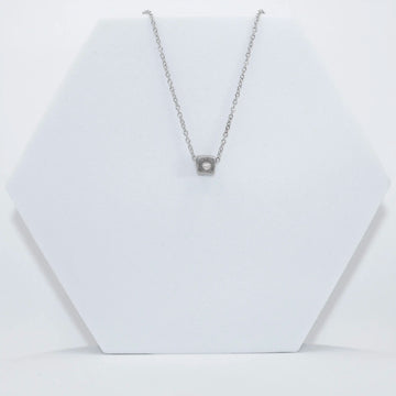 92.50 Silver cube pendent with  heart  with Chain