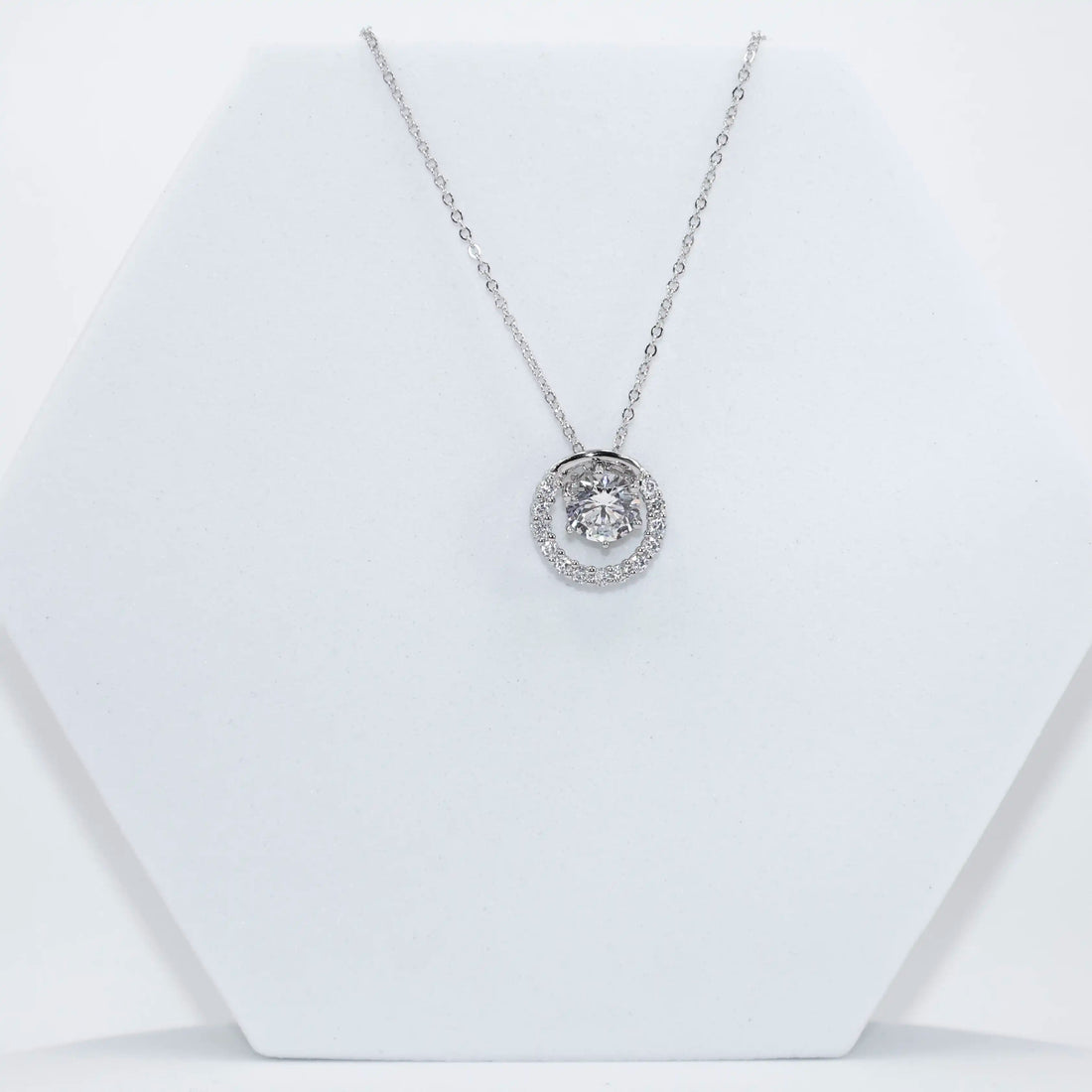 92.50 silver Moon With Dimond pendent chain