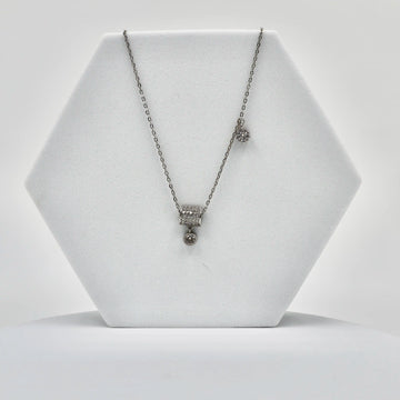 92.50 Silver Pendent with chain squre
