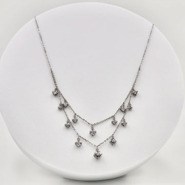 92.50 silver neckless double line